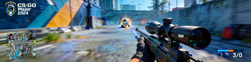 CS:GO Major锦标赛 - 选手第一视角瞄准